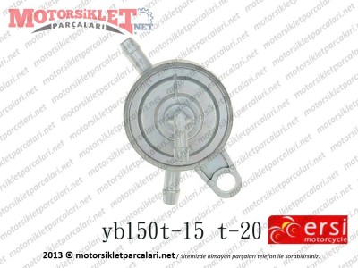 Ersi Motor YB150T-15 T-20 Benzin Musluğu